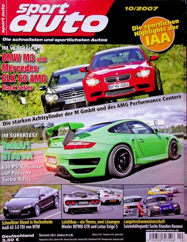 Deckblatt Sport Auto (10/2007)